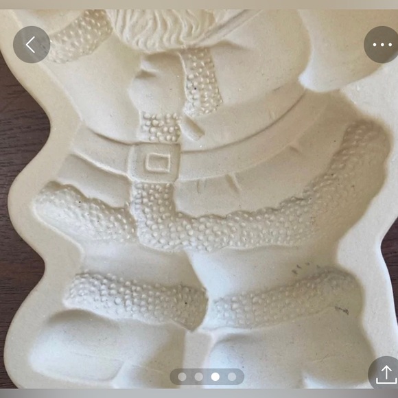 Santa cookie mold 6”x4” - Picture 3 of 4